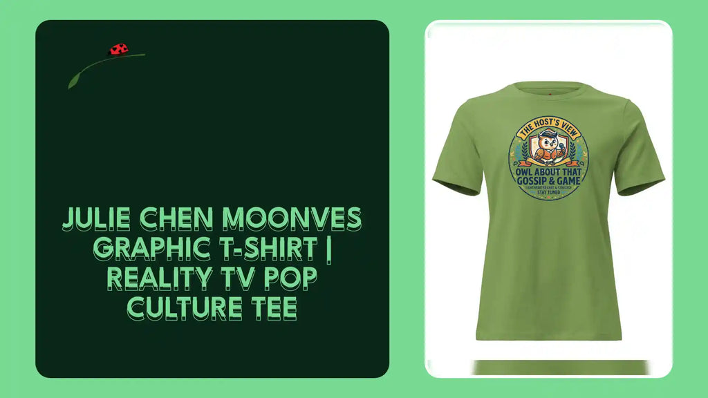 Julie Chen Moonves Graphic T-Shirt | Reality TV Pop Culture Tee by@Outfy
