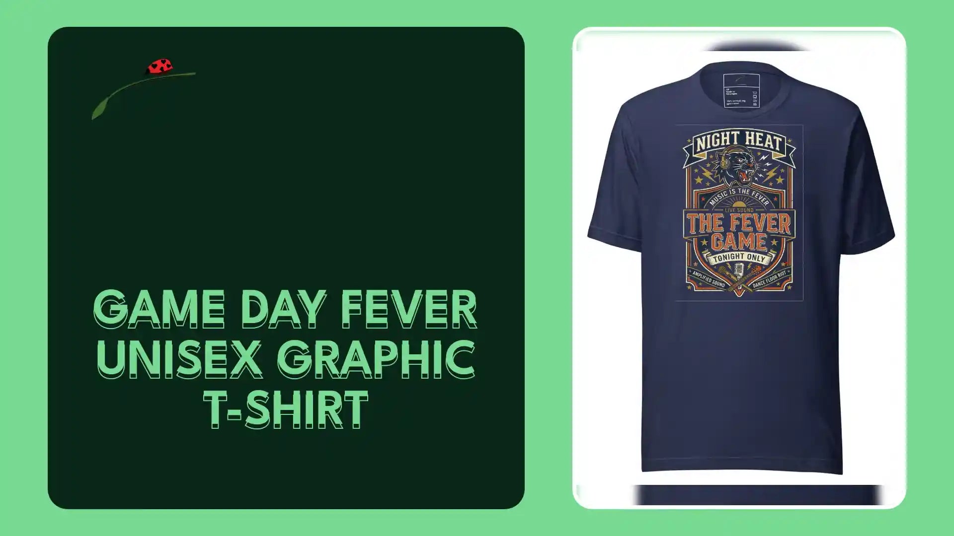 Game Day Fever Unisex Graphic T-Shirt by@Outfy