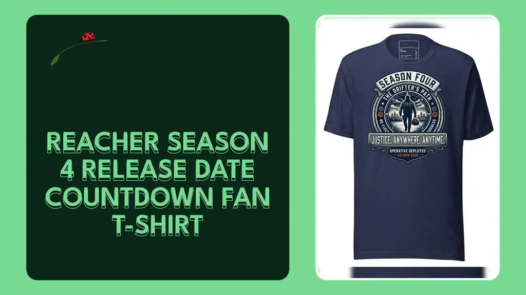 Reacher Season 4 Release Date Countdown Fan T-Shirt by@Outfy