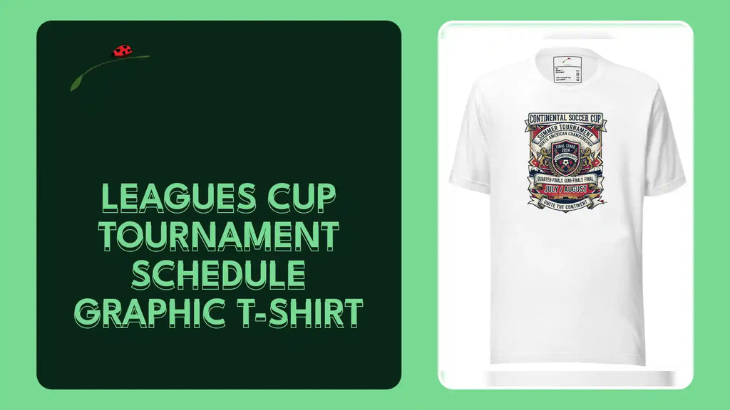 Leagues Cup Tournament Schedule Graphic T-Shirt by@Outfy