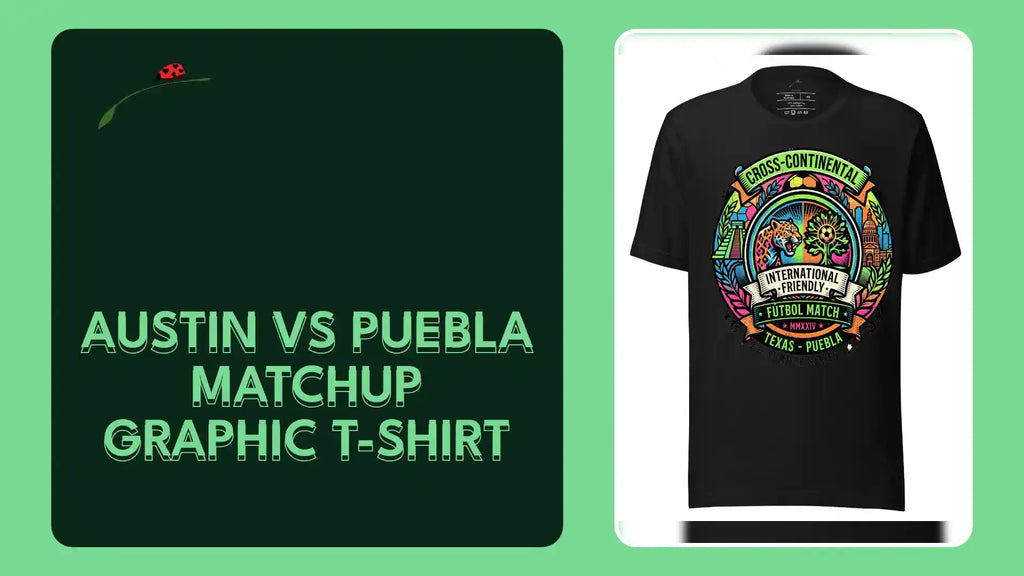 Austin vs Puebla Matchup Graphic T-Shirt by@Outfy