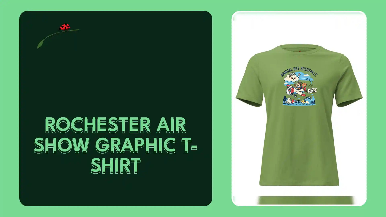 Rochester Air Show Graphic T-Shirt by@Outfy