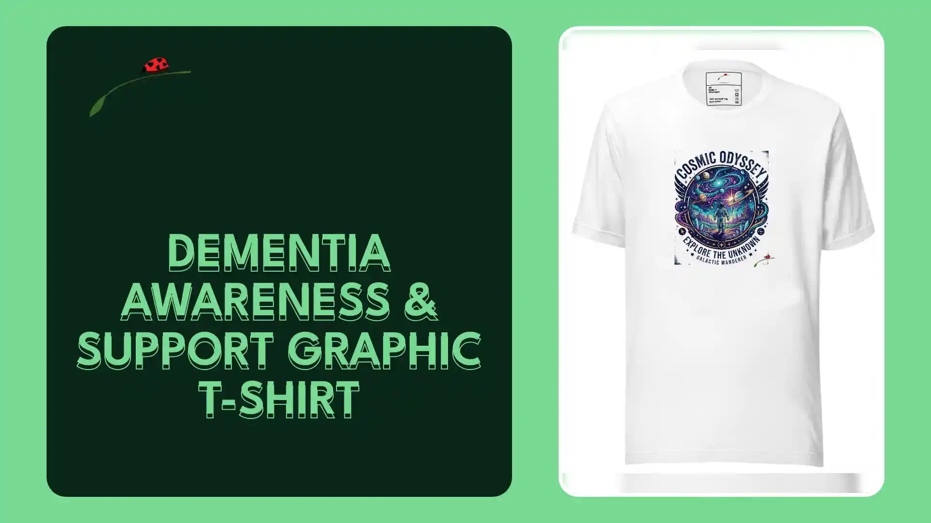 Dementia Awareness & Support Graphic T-Shirt by@Outfy