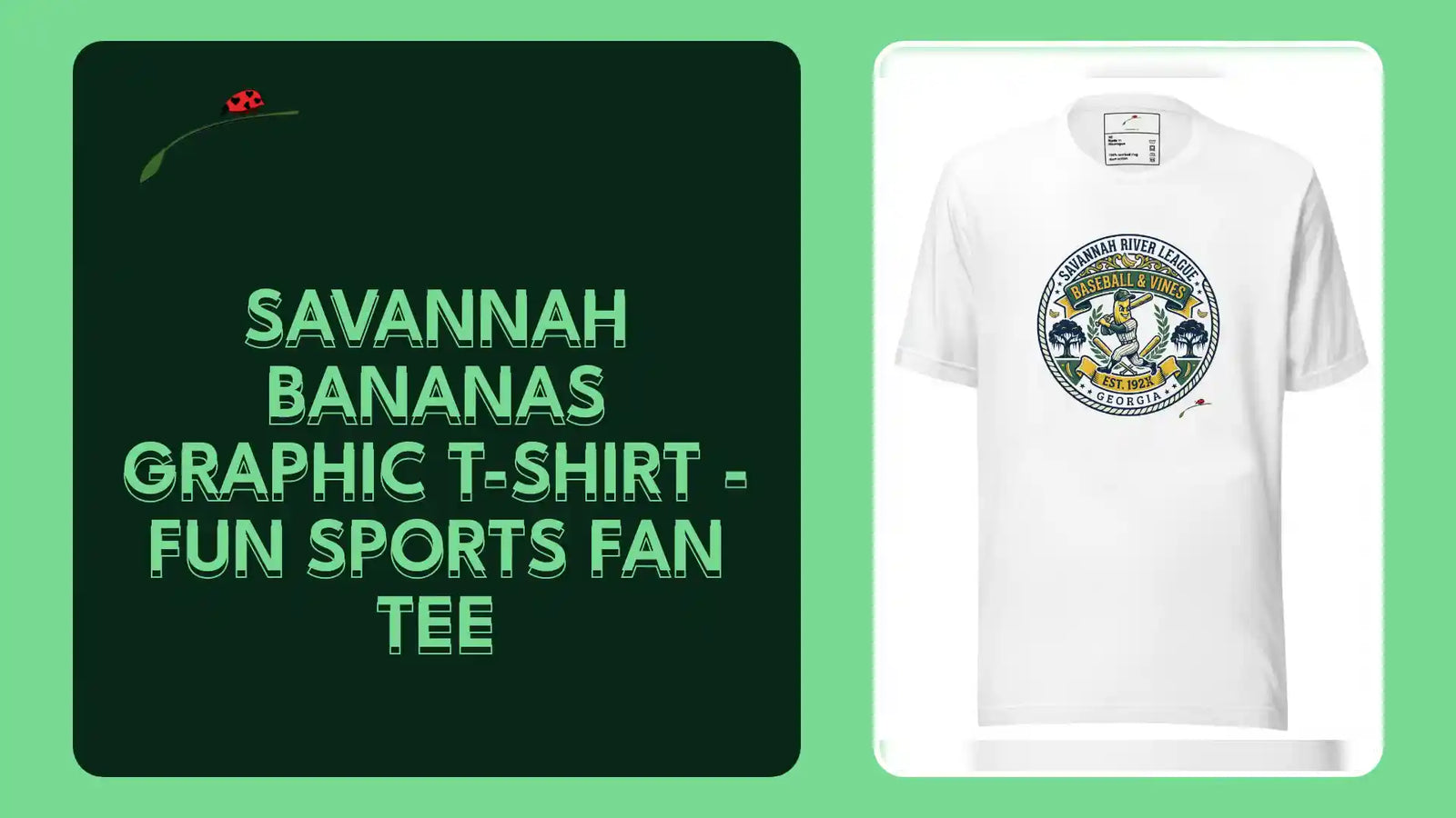 Savannah Bananas Graphic T-Shirt - Fun Sports Fan Tee by@Outfy