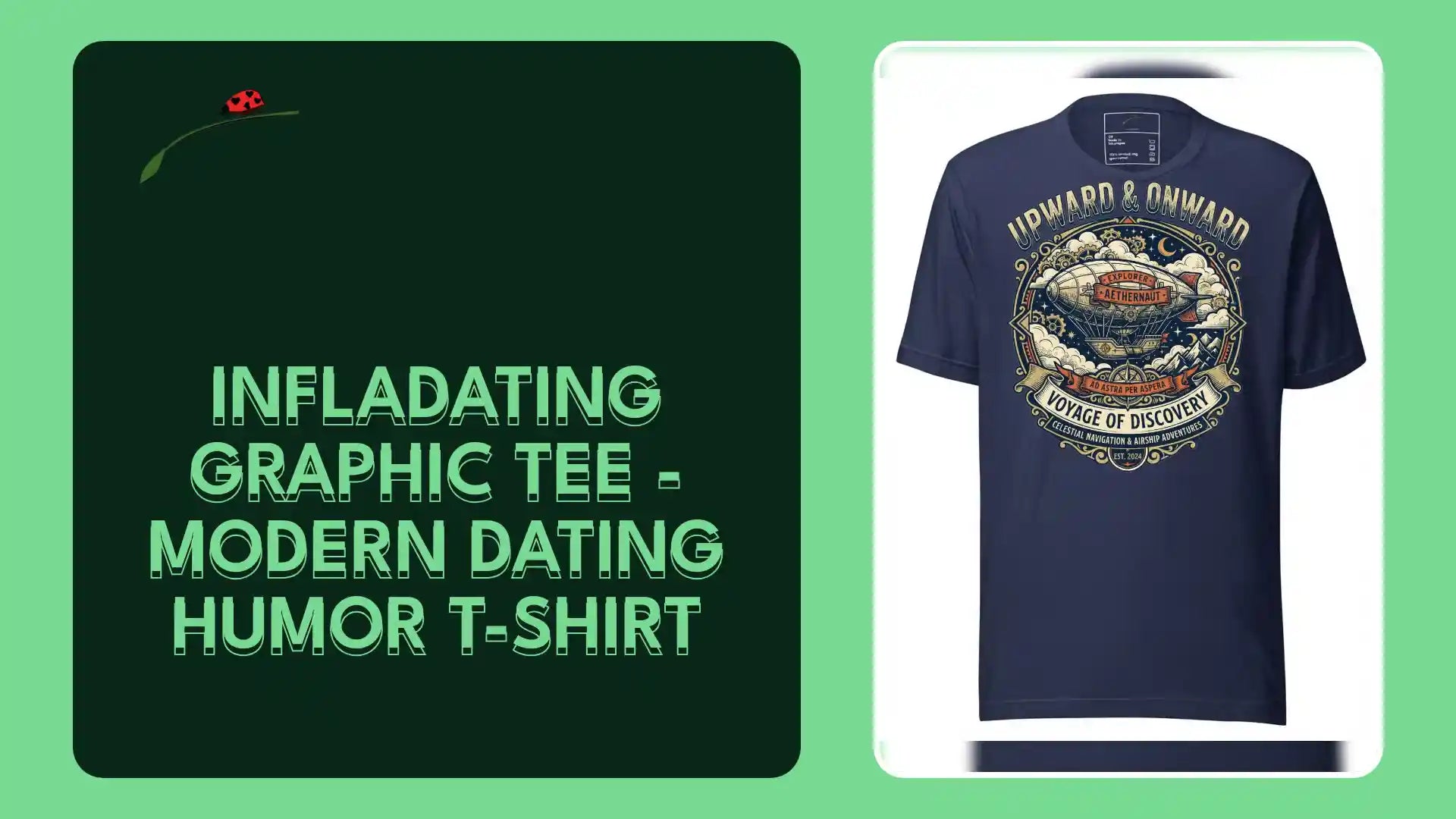 Infladating Graphic Tee - Modern Dating Humor T-Shirt by@Outfy