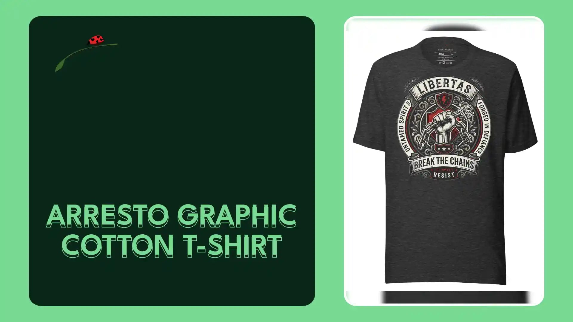 Arresto Graphic Cotton T-Shirt by@Outfy