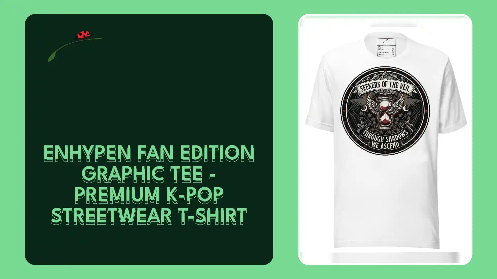 ENHYPEN Fan Edition Graphic Tee - Premium K-Pop Streetwear T-Shirt by@Outfy