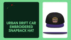 Urban Drift Car Embroidered Snapback Hat by@Outfy
