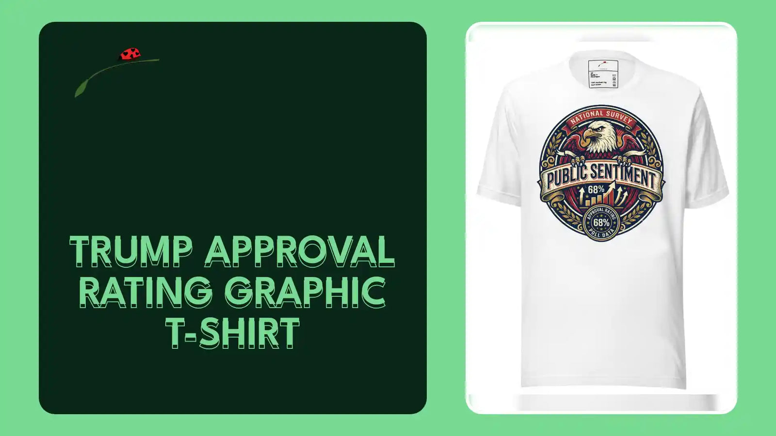 Trump Approval Rating Graphic T-Shirt by@Outfy
