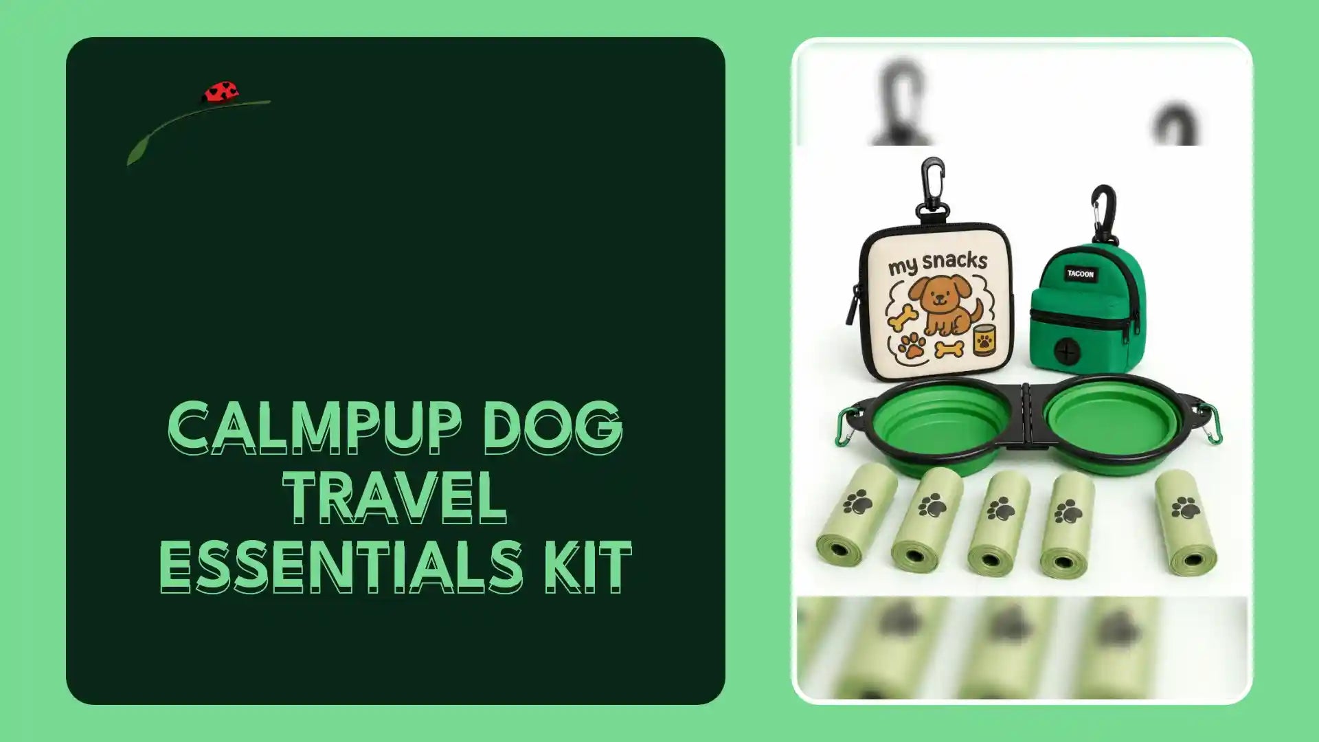 CalmPup Dog Travel Essentials Kit by@Outfy