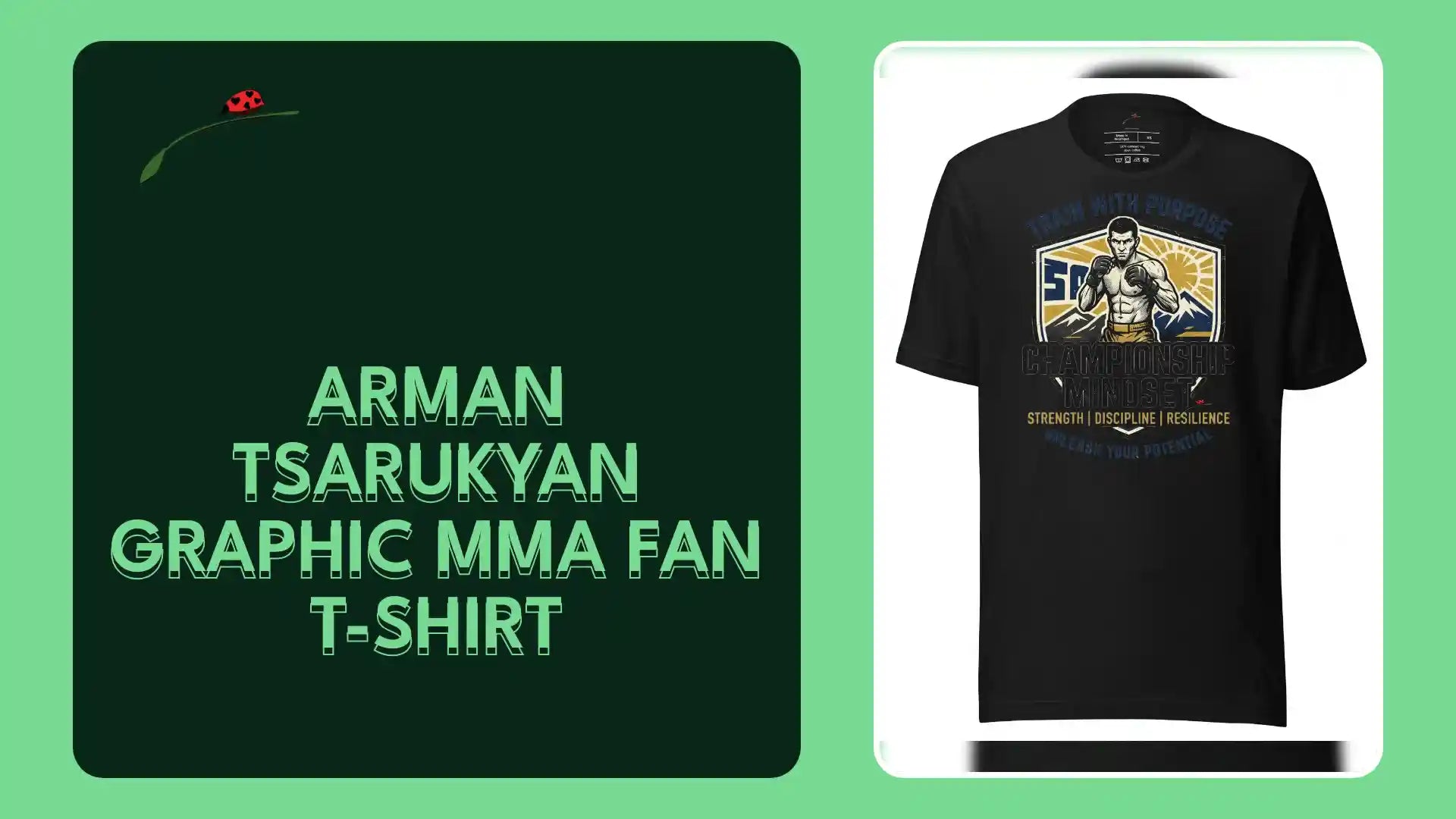 Arman Tsarukyan Graphic MMA Fan T-Shirt by@Outfy