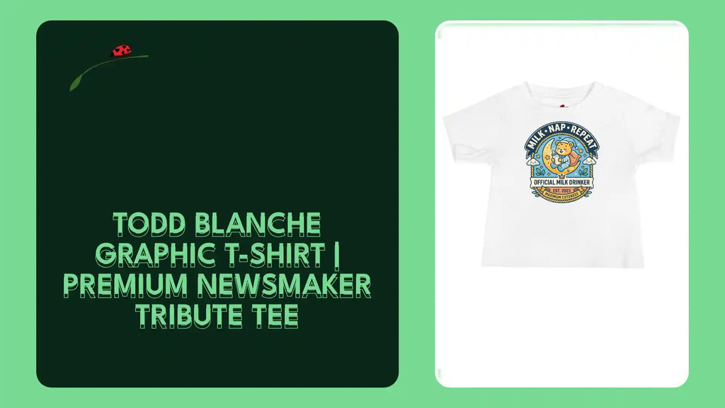 Todd Blanche Graphic T-Shirt | Premium Newsmaker Tribute Tee by@Outfy