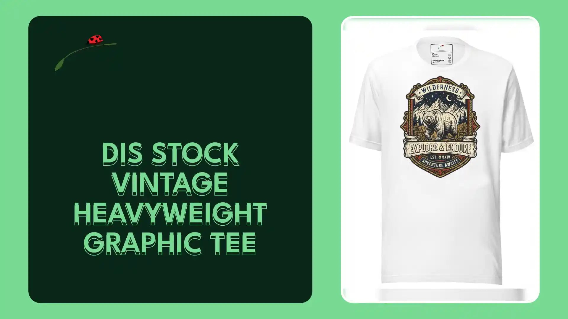 Dis Stock Vintage Heavyweight Graphic Tee by@Outfy