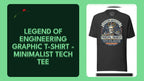 Legend of Engineering Graphic T-Shirt - Minimalist Tech Tee by@Outfy