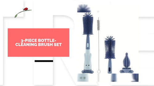 3-Piece Bottle-Cleaning Brush Set by@Outfy