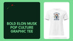Bold Elon Musk Pop Culture Graphic Tee by@Outfy