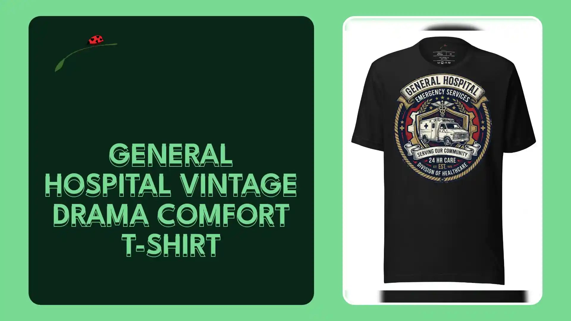 General Hospital Vintage Drama Comfort T-Shirt by@Outfy