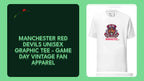 Manchester Red Devils Unisex Graphic Tee - Game Day Vintage Fan Apparel by@Outfy