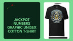 Jackpot Numbers Graphic Unisex Cotton T-Shirt by@Outfy