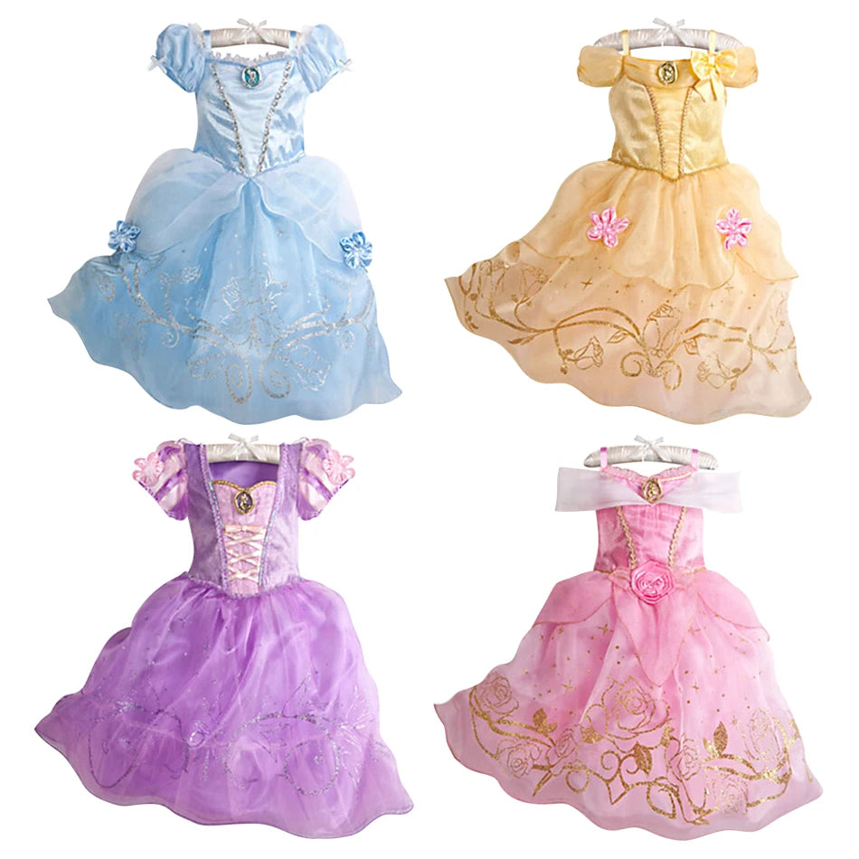 Princess Costume For Little Girls Dress Set