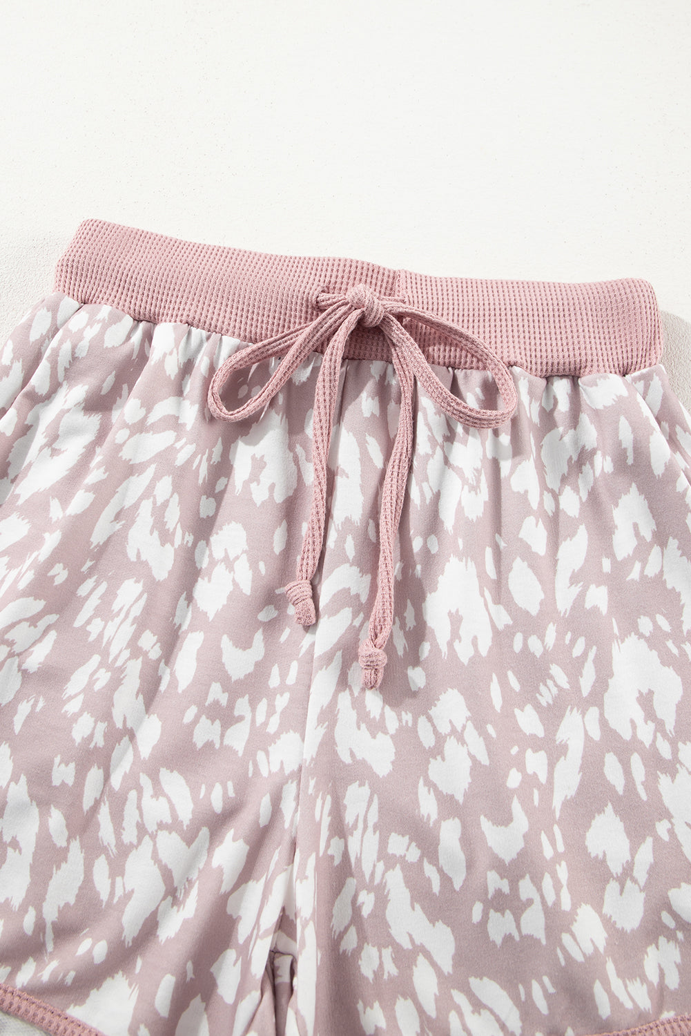 LuckeLAdybug LLC shorts featuring a stylish print leopard design with a comfortable waistband