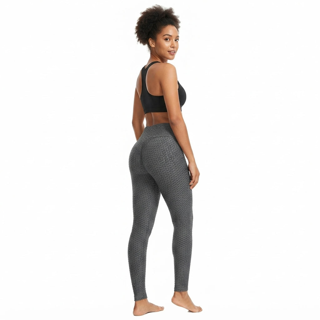 High Waist Scrunch Push Up Workout Leggings