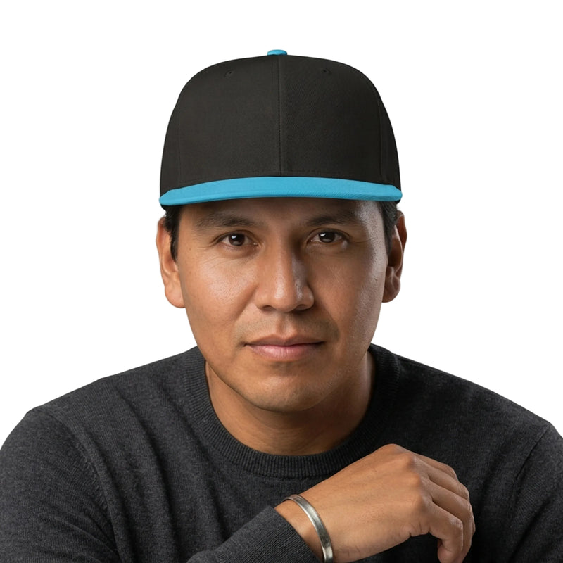 Geometric Ladybug Leaf Emblem Snapback