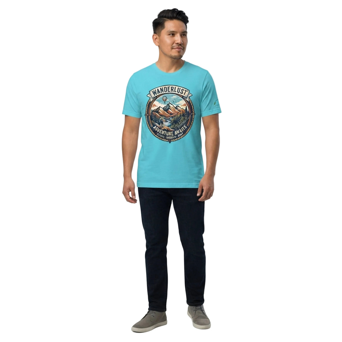 Wanderlust Adventure Awaits Explore Discover Roam T-Shirt