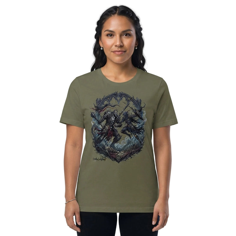 Gothic Armored Warriors Battle T-Shirt