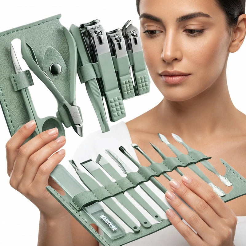 Professional Stainless Steel Manicure and Pedicure Tool Set with