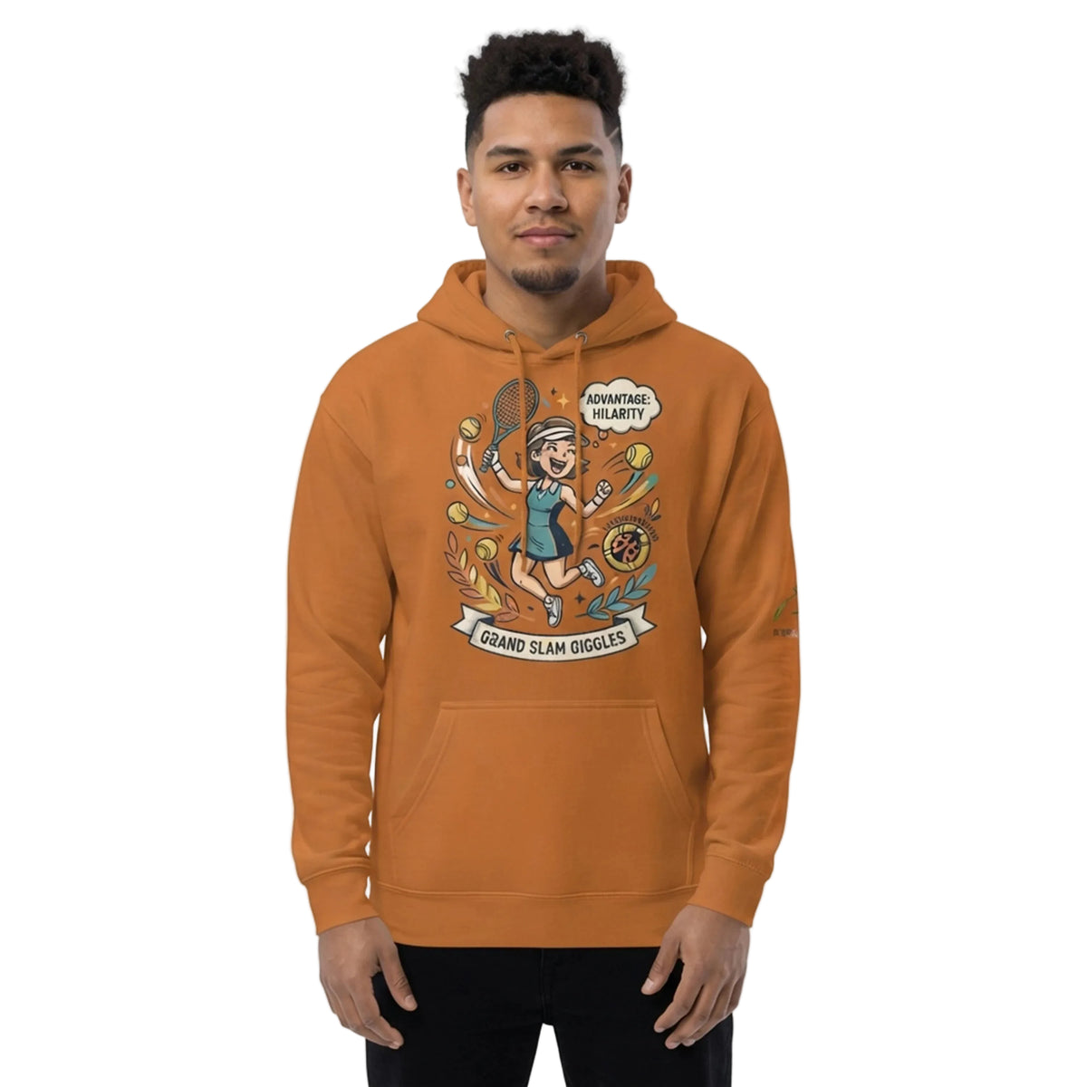 Advantage Hilarity Grand Slam Giggles Tennis Hoodie - ADVANTAGE