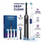 Adult Electric Toothbrush with 5 Modes and USB Rechargeable Battery