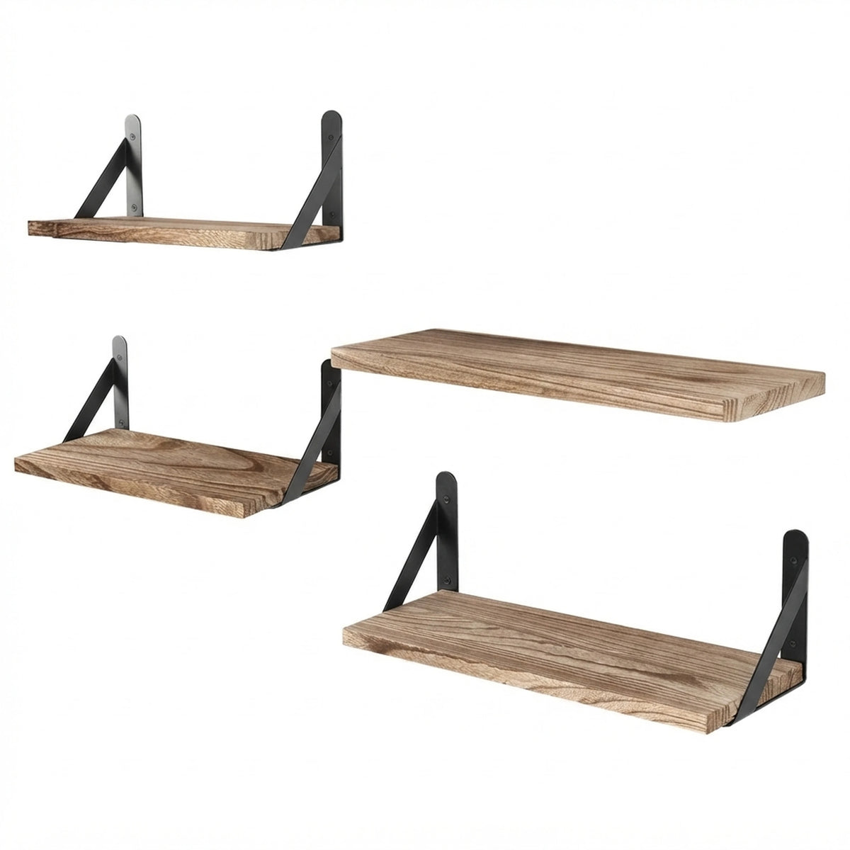 Wood Wall Mounted Floating Shelves