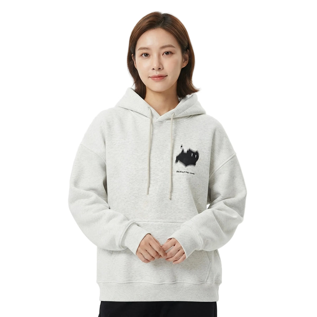 Women's Trendy Oversized Printed Pullover Hoodie