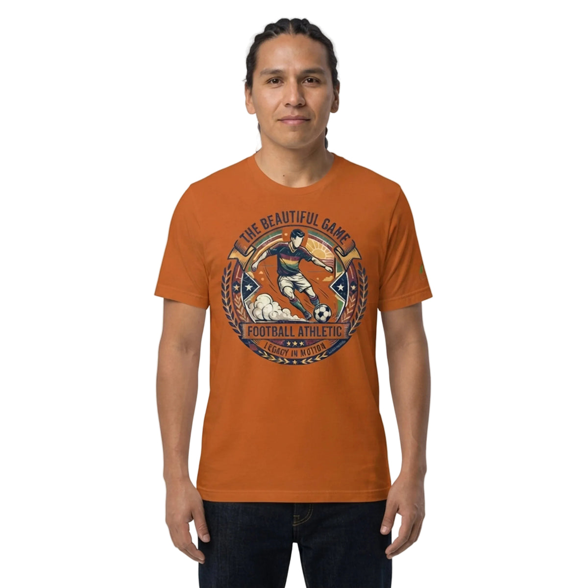 The Beautiful Game Football Athletic T-Shirt - LEGACY IN MOTION