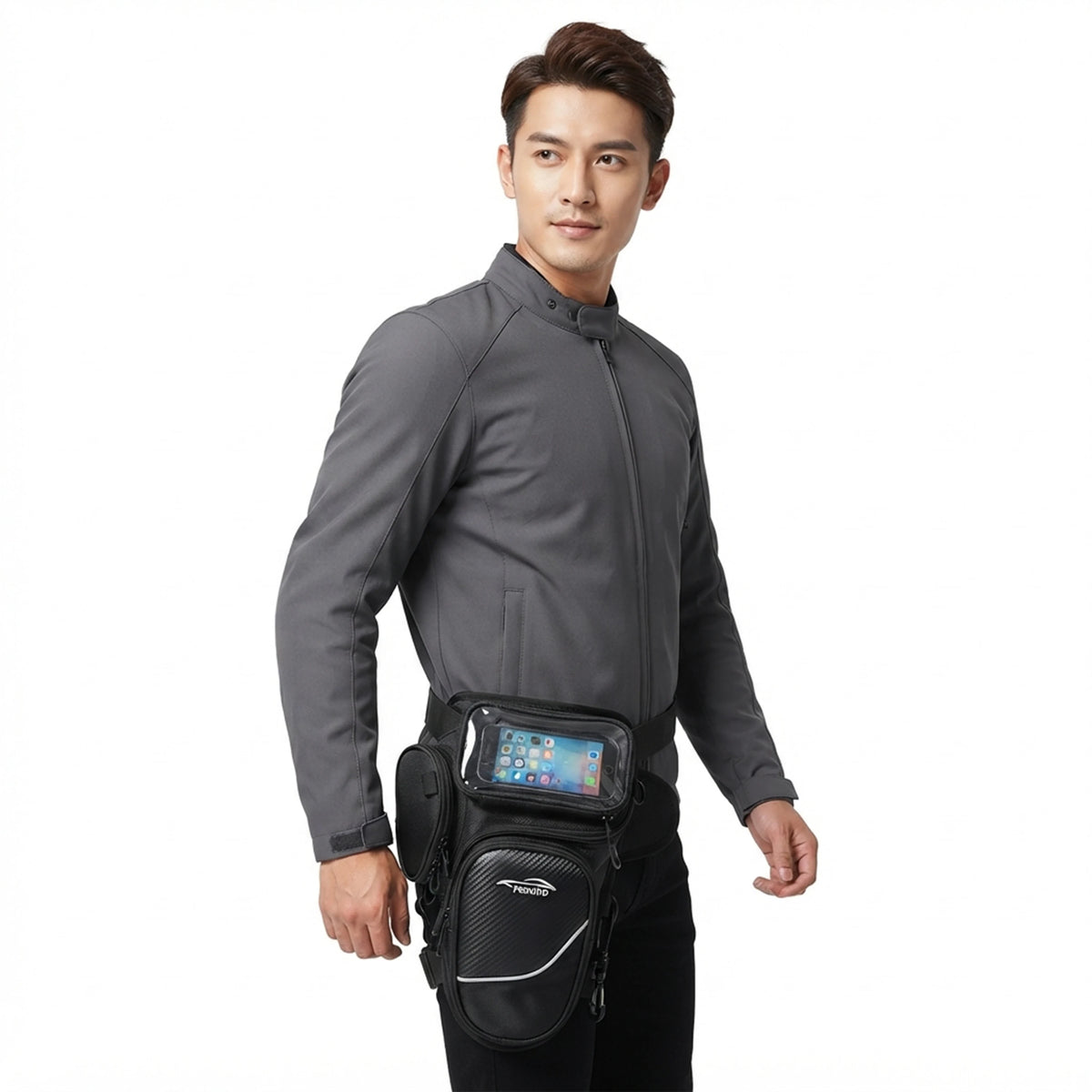 Motorcycle Fuel Tank Bag with Phone Holder