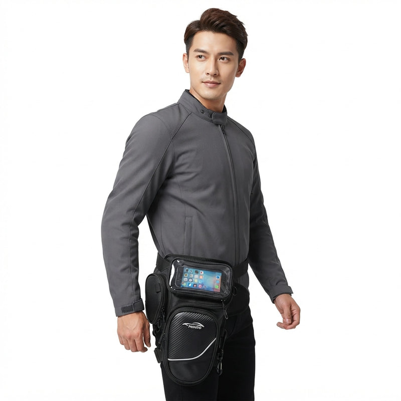 Motorcycle Fuel Tank Bag with Phone Holder