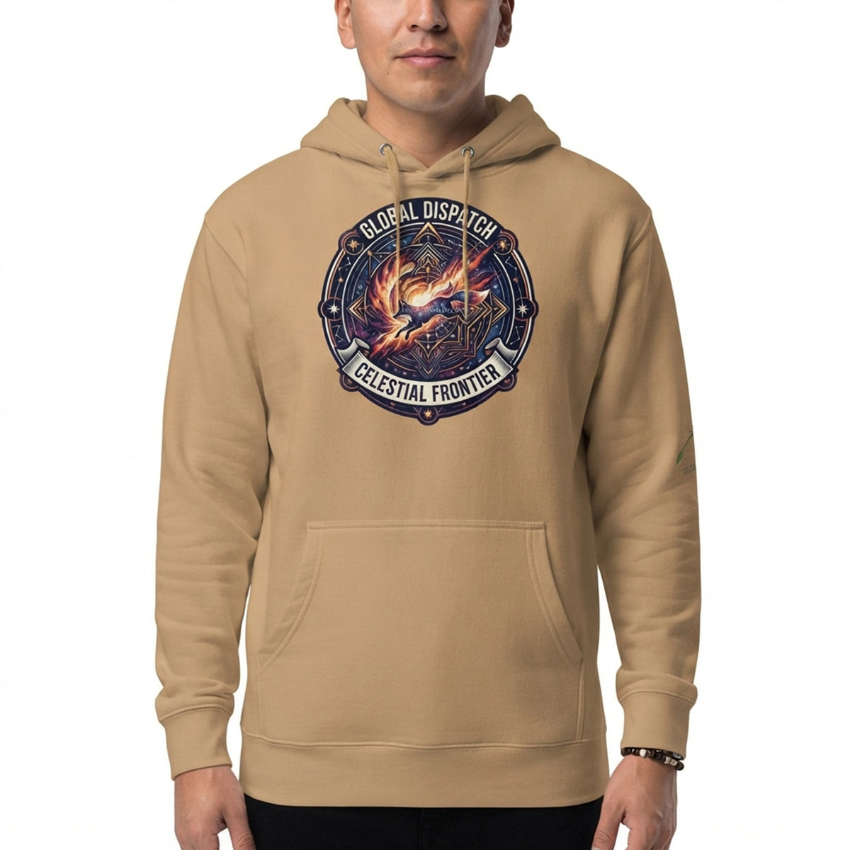 Celestial Frontier Global Dispatch Graphic Pullover Hoodie