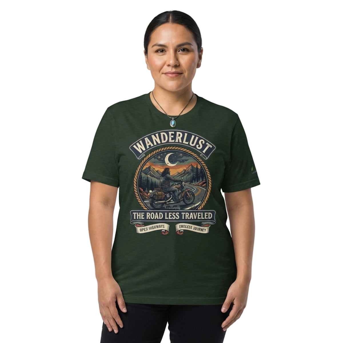 Wanderlust Road Less Traveled Journey T-Shirt - THE ROAD LESS TRAVELED