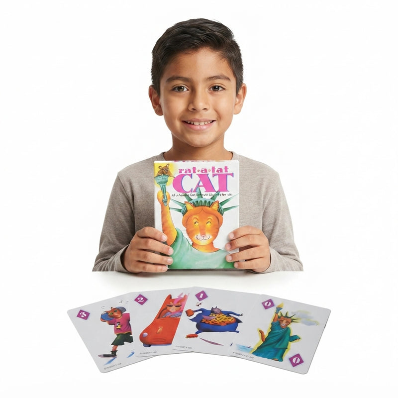 Rat - A - Tat Cat Playful Numbers Card Game