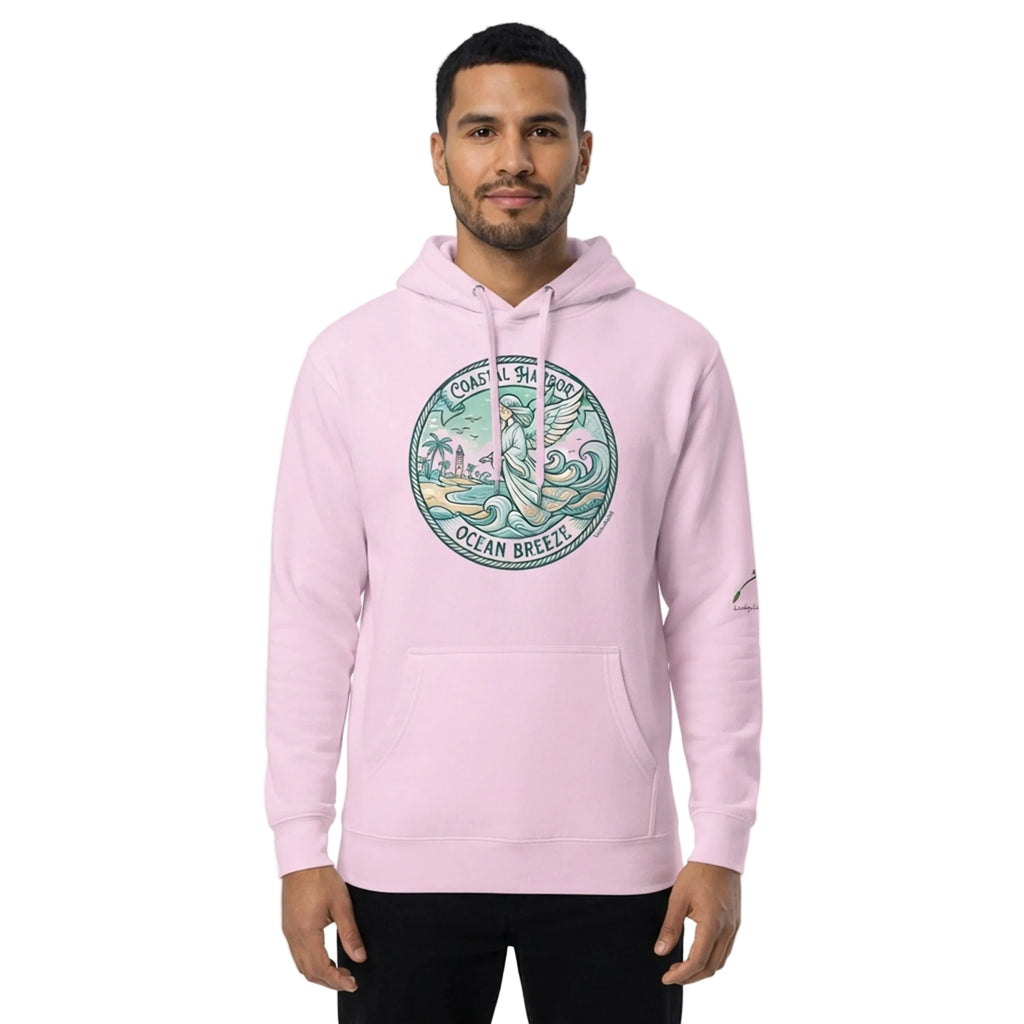 Coastal Harbor Ocean Breeze Angel Hoodie