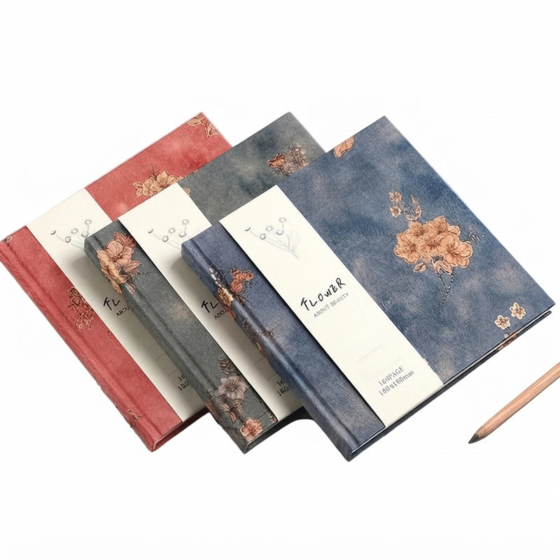 Retro Silk Blank Sketchbook - 160 Pages, 7x7 Inch
