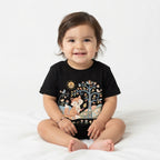 Nordic folk art fox baby t-shirt