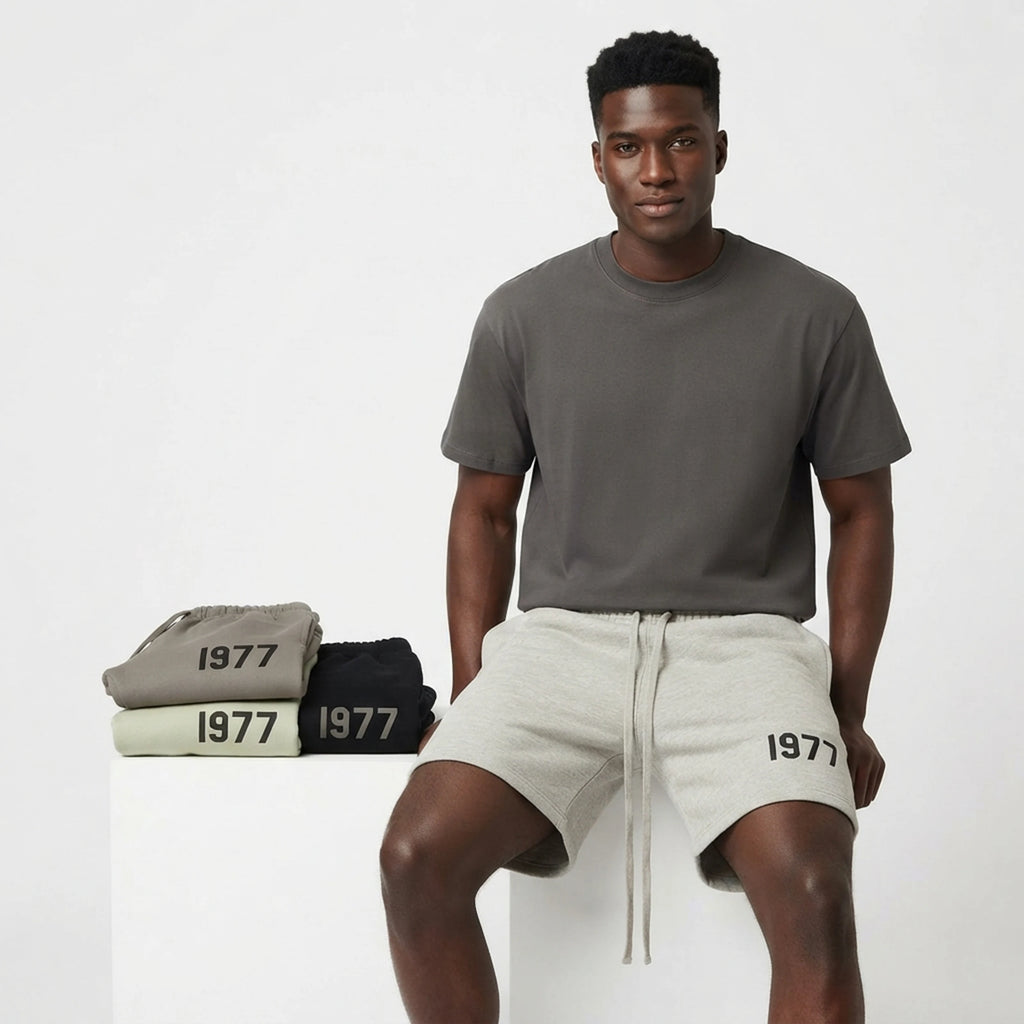 Men's Summer Casual Loose Fit Knit Shorts