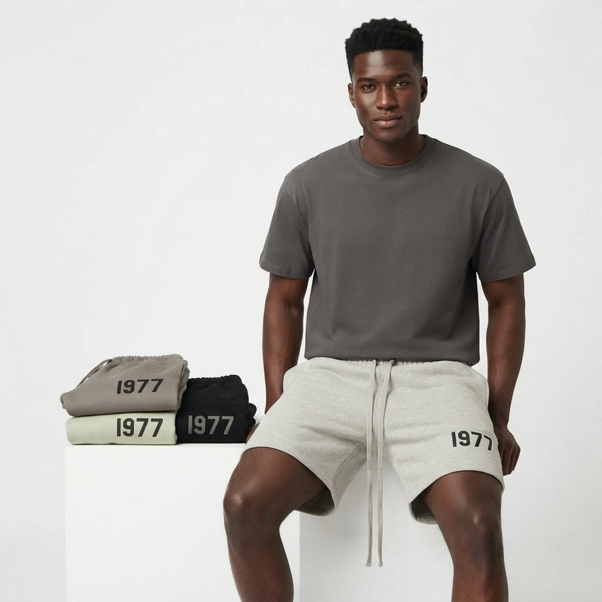 Men's Summer Casual Loose Fit Knit Shorts