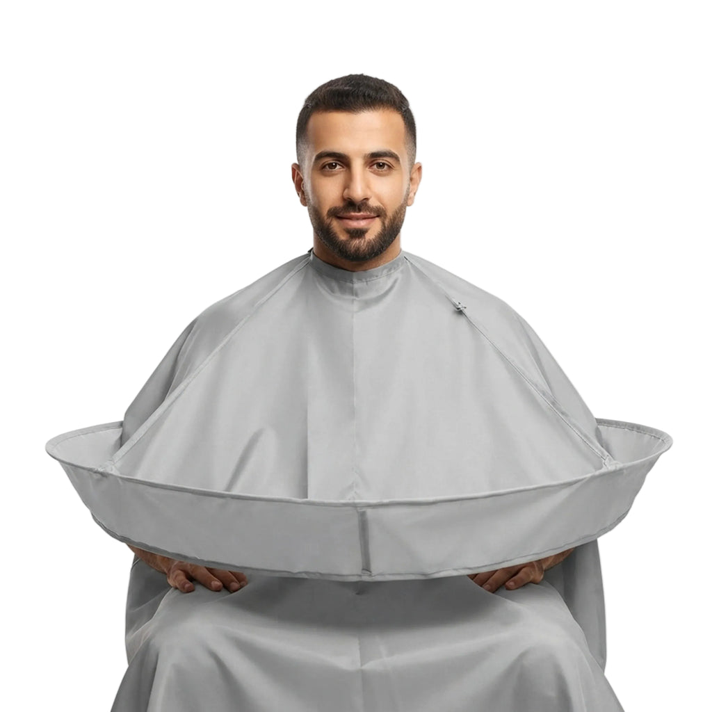 Professional Salon Hair Cutting Cape with Umbrella Catcher
