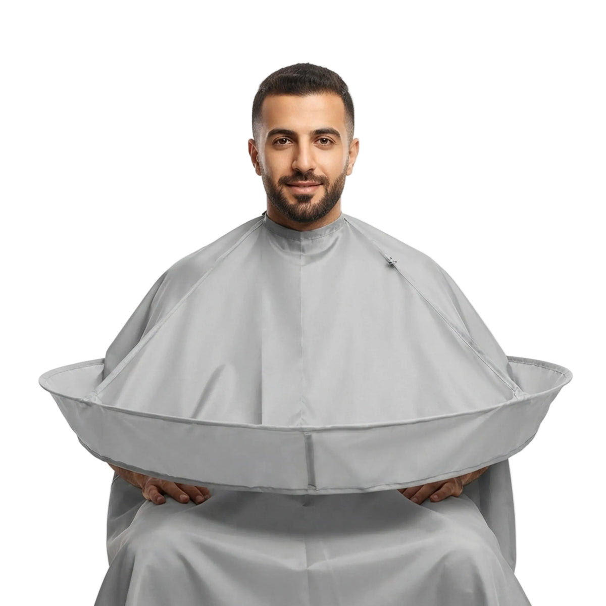 Professional Salon Hair Cutting Cape with Umbrella Catcher