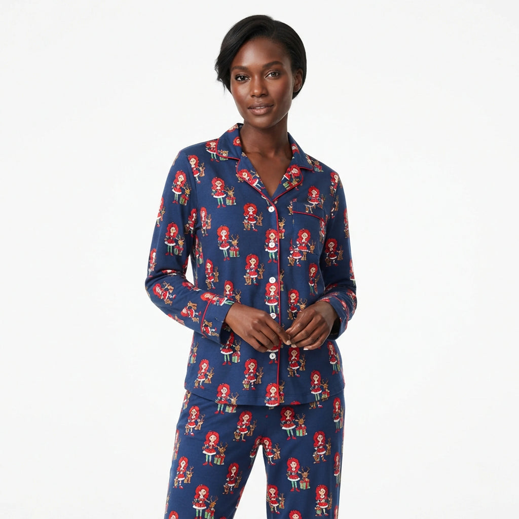 Sweet Brown Bear Soft Gauze Bodysuit Pajama Set