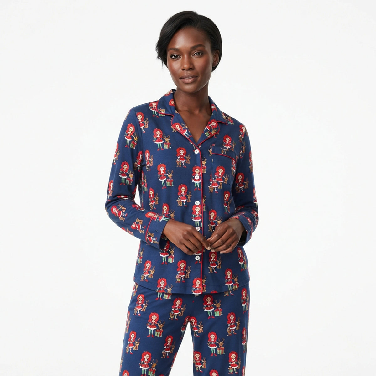 Sweet Brown Bear Soft Gauze Bodysuit Pajama Set