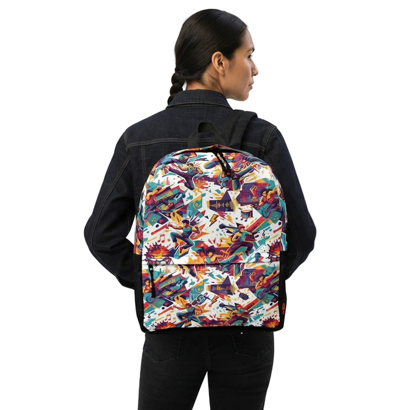 Martial Arts Music Collage Backpack